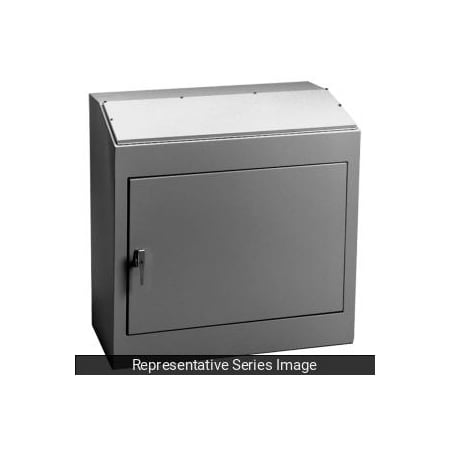 Hammond 3 Point Latch with Keyed Handle Electrical Enclosures, 36 in H, 36 in D, 24 in W, 12, Steel 1472-36